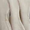 the loopi wearable burp cloth wrap in ecru - trio